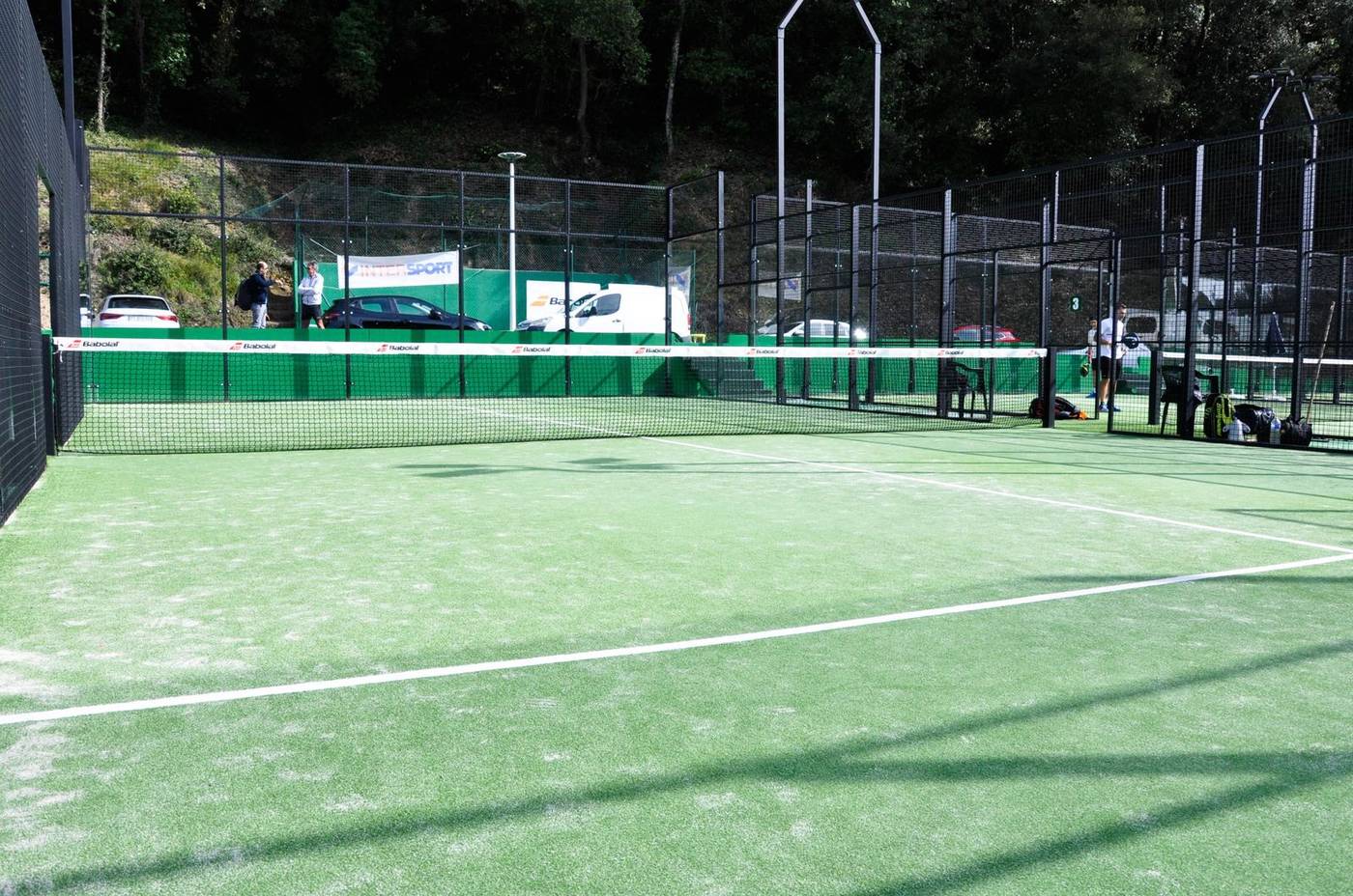 Terrain de padel du Tennis Club Les Acacias à La Gaude